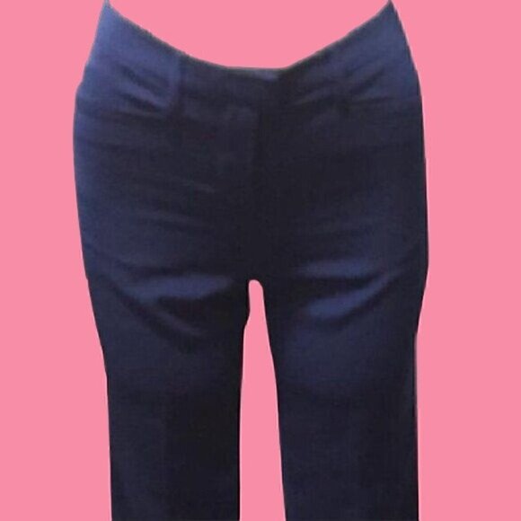 LK Bennett Navy Blue Ellen Straight Leg Dress Pants Trousers US 4 - Picture 3 of 9